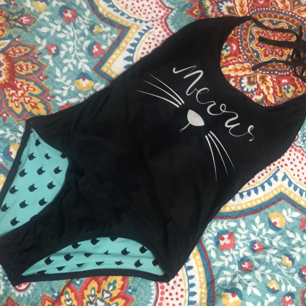 Meow bathing suit